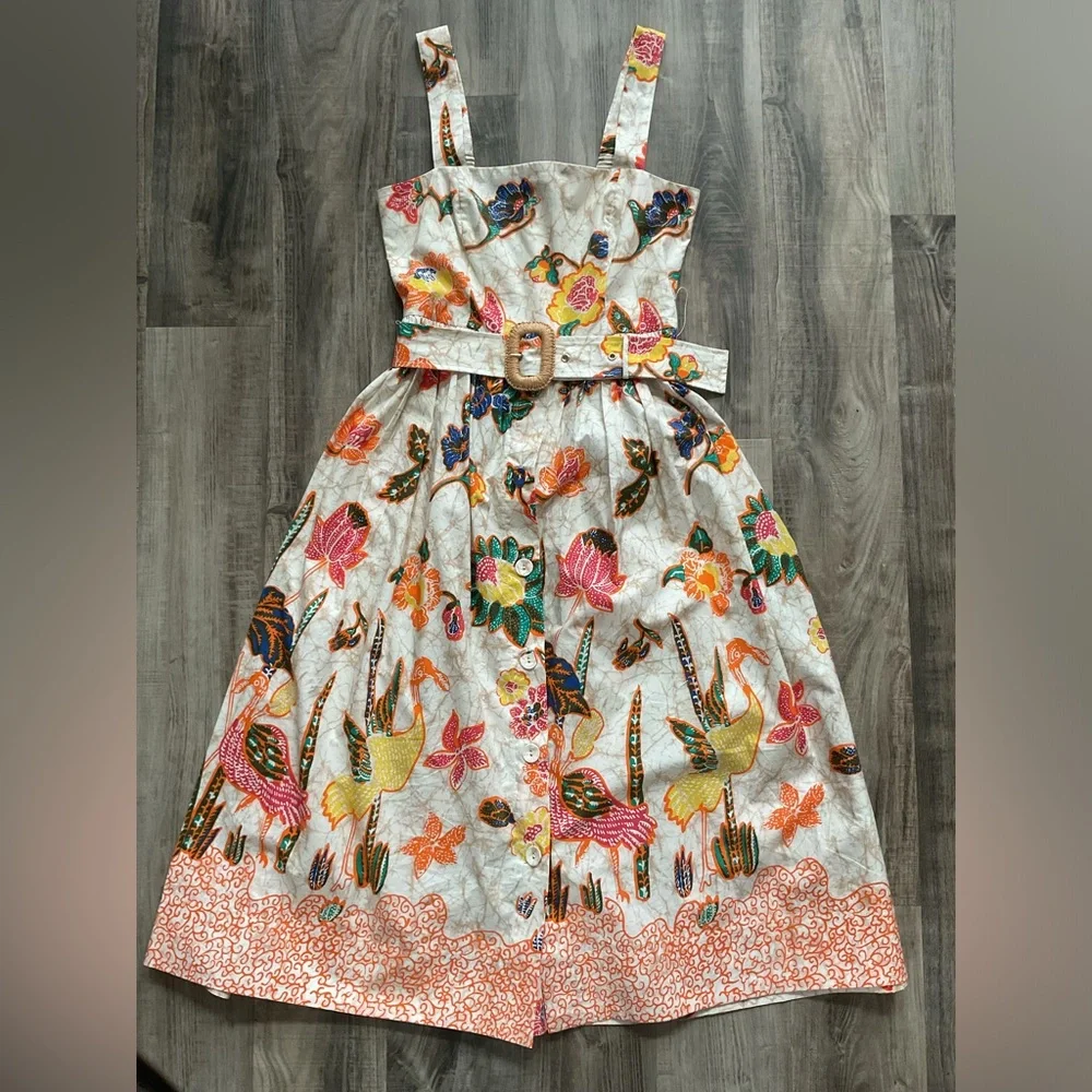 Cara Cara Candice Belted Dress Size Small - Picture 2 of 6